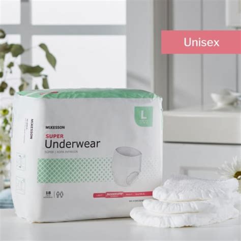 Mckesson Disposable Underwear Pull On With Tear Away Seams Large