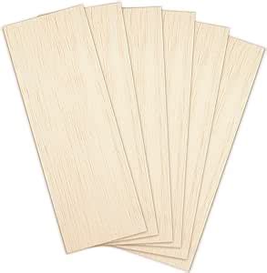 CRAFTIFF Balsa Wood Sheets Unfinished Thin Wood Pieces For Crafts 1 5mm