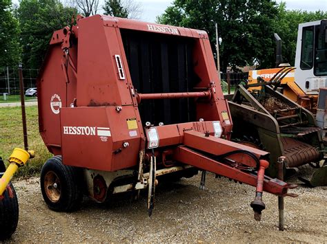 Sold Hesston Round Baler Monitor Manual In Basement Hay And