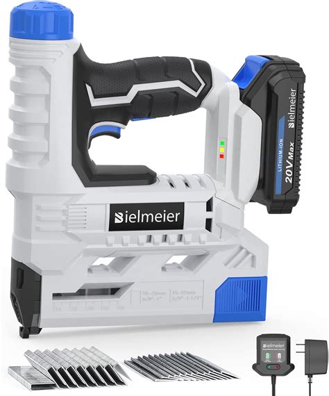 Bielmeier 20V Cordless Brad Nailer 2 In 1 Nail Gun Battery Powered 18