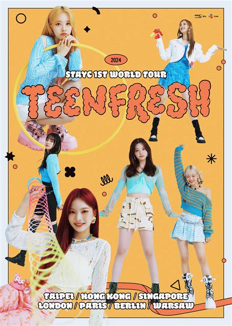 Stayc Announces Europe Tour Dates And Cities For Teenfresh Soompi