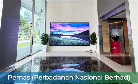 Perbadanan Nasional Berhad Pernas P Indoor Led Display At Lobby