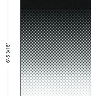 Example ceramic frit pattern on glazing sample. | Download Scientific ...