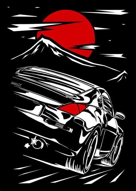 Nissan Z Poster By Faissal Thomas Displate Nissan Z Car