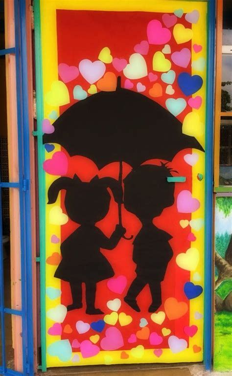 Puerta Decorada Del Mes De Febrero School Door Decorations Valentines Day Decorations