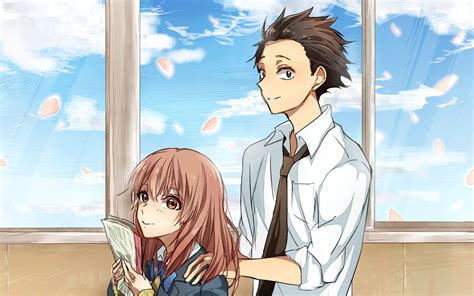 Shouya Ishida Anime 1080P Shouko Nishimiya Koe No Katachi HD Wallpaper