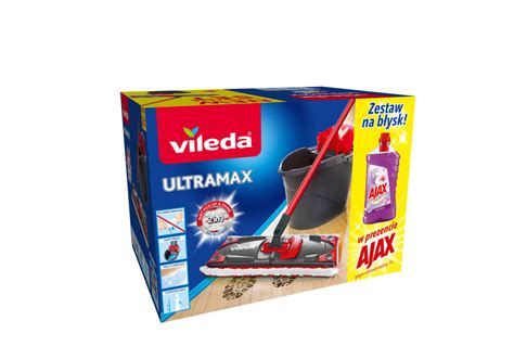 VILEDA ULTRAMAX WIADRO I MOP PŁASKI 35CM AJAX 12927048461