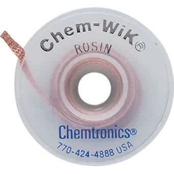 Chemtronics 10-5L Chem-Wik Desoldering Braid, .100', 5ft: Power Soldering Accessories: Amazon ...