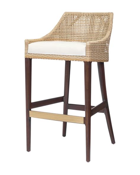 Sarita Bar Stool Rattan Bar Stools Bar Stools Stools For Kitchen Island