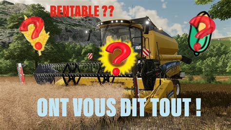 Quel Est La Culture La Plus Rentable Sur Farming Simulator 22 YouTube