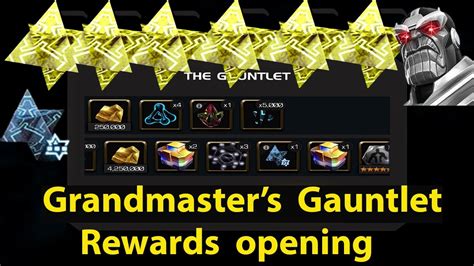 Grandmasters Gauntlet Reward Opening Mcoc YouTube