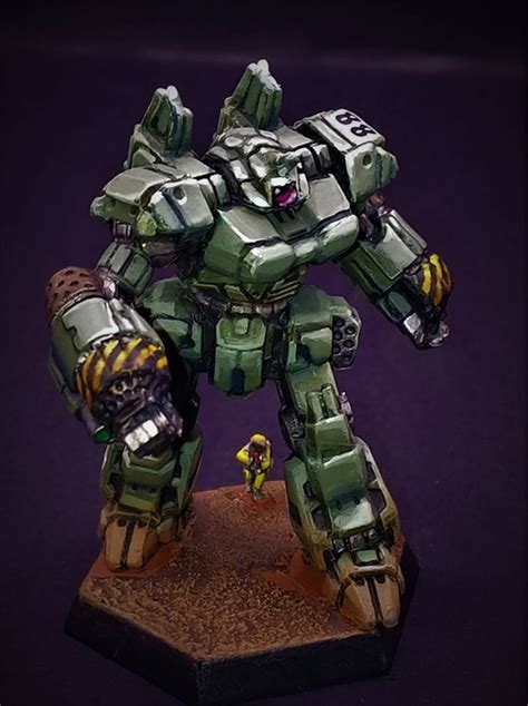 Crusader mech and some Hazmat troops : r/battletech