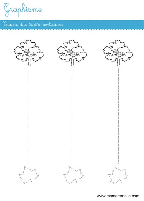 Graphisme Tracer Des Traits Verticaux Ma Maternelle