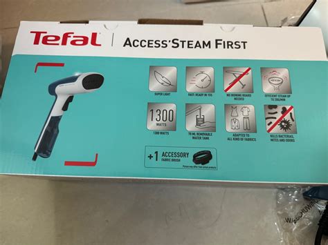 Tefal ACCESS STEAM FIRST DT6130 手提蒸氣掛熨機, 家庭電器, 熨斗及掛熨機 - Carousell