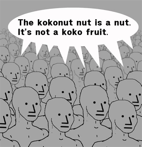 The Kokonut Nut Is A Nut Rshitposting