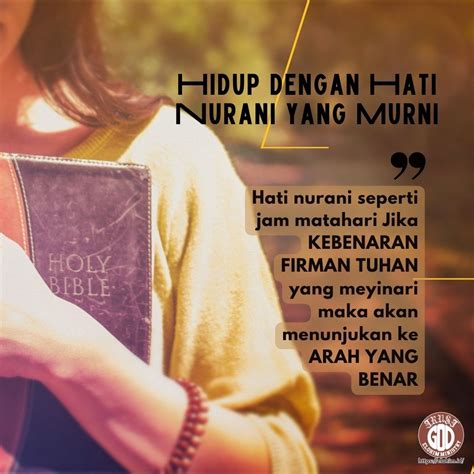 Hidup Dengan Hati Nurani Yang Murni Elohim Ministry