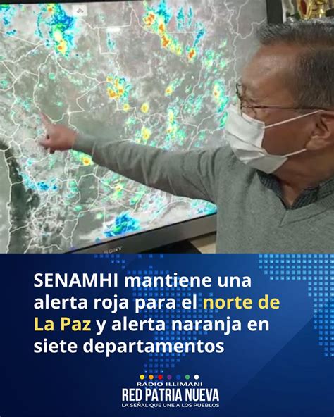 El SENAMHI emitió una alerta roja para el norte paceño con desbordes de