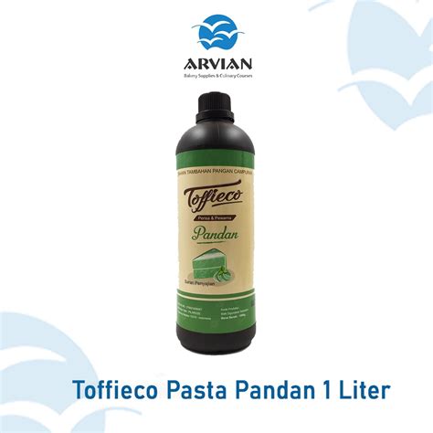 Jual Toffieco Pasta Pandan Wangi 1 Liter Shopee Indonesia