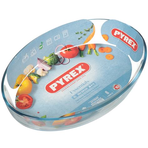 Форма для запекания стекло, 24х35х6 см, 3 л, овальная, Pyrex, Smart ...