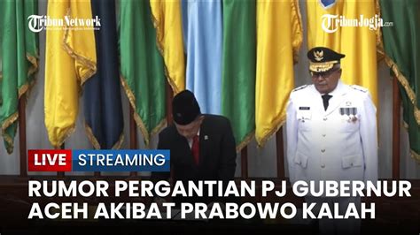 Mendagri Bantah Prabowo Gibran Kalah Di Aceh Jadi Alasan Pj Gubernur