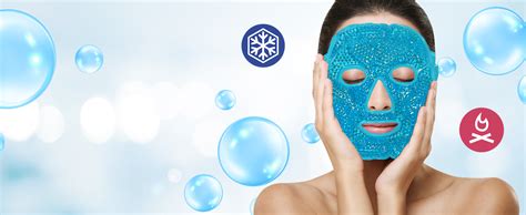 Perfect Remedy Face Ice Pack Reusable Hot Cold Ice Face Mask Gel Compress For Helping With