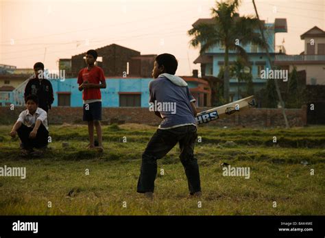 Nepali Youth Recreation Stock Photo Alamy