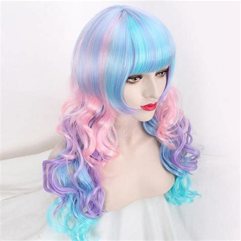 Pastel Harajuku Long Curl Wig Sp179482 Long Curls Pastel Harajuku Wigs