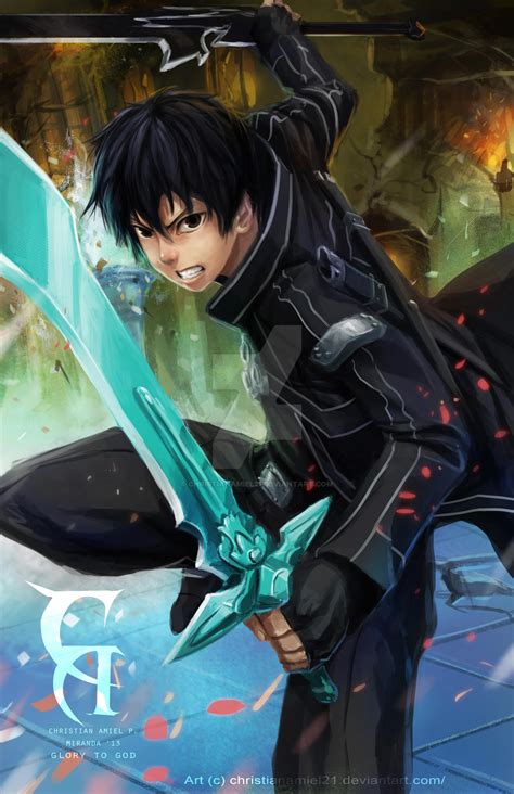 Kirito Fan Art By Christianamiel21 On Deviantart