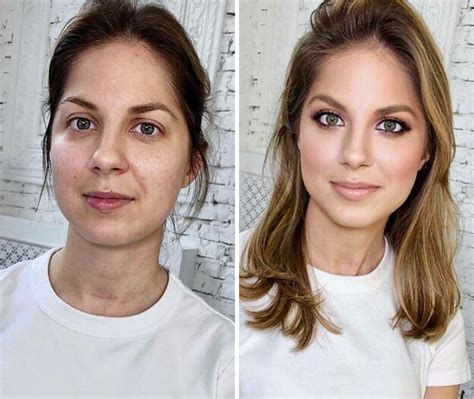 Model Makeup Before And After Saubhaya Makeup