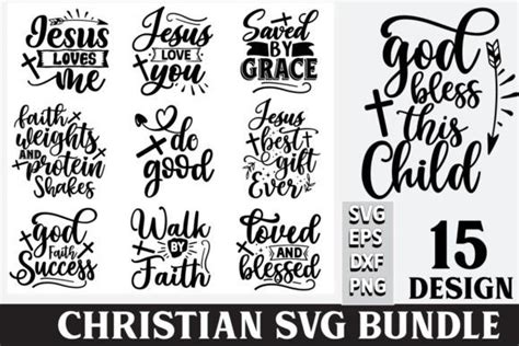 Christian Svg Bundle Christian Design Graphic By T Shirt Design