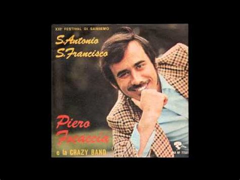 Piero Focaccia SANTO ANTONIO SANTO FRANCISCO 1971 YouTube