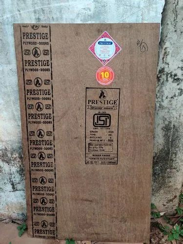 BWR Marine Plywood Prestige Silver For Furniture Grade ISI 303 At