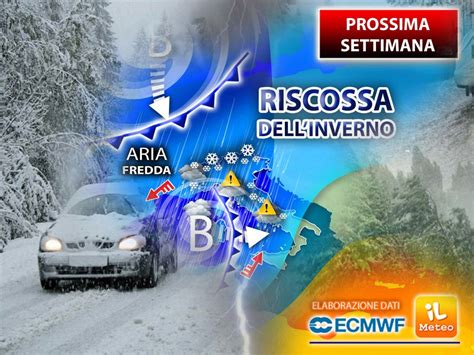 Meteo Ciclone Invernale Carico Di Pioggia E Neve Dalla Prossima