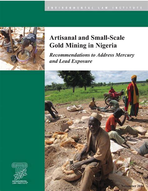 Artisanal And Small Scale Gold Mining In Nigeria Recommendations To