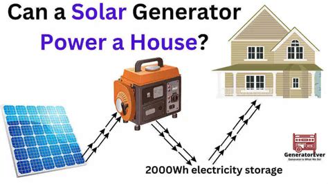 Can A Solar Generator Power A House? Here's How! - GeneratorEver