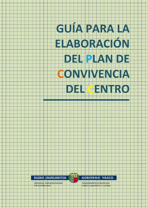 PDF Plan De Convivencia Del Centro Euskadi Eus Aspectos