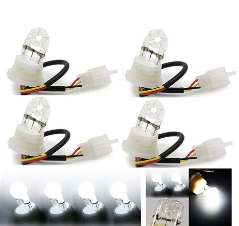 4 Pcs White 160w 120w Car Suv Hid Hide A Way Flashing Strobe Light