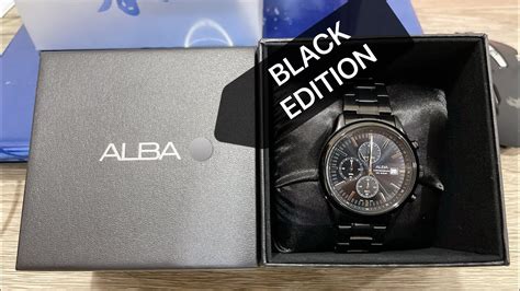 Alba Watch Black Edition Limited Edition Youtube