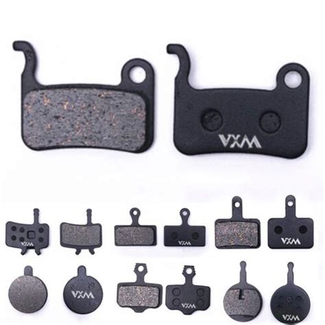 2pcs Mountain Bike Semi Metal Resin Disc Brake Pads Blocks Parts For