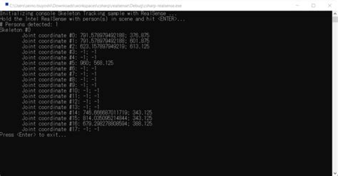 Intel Realsense D I Skeleton Tracking Sdk