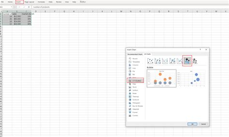 Creating Bubble Chart In Excel Step By Step Tutorial