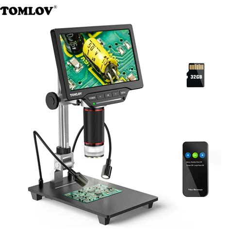 Tomlov Dm Max Digital Microscope X Ips Screen Hdmi