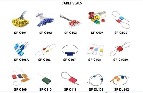 Tamper Proof High Security Seals Cable Container Seals With Alumium