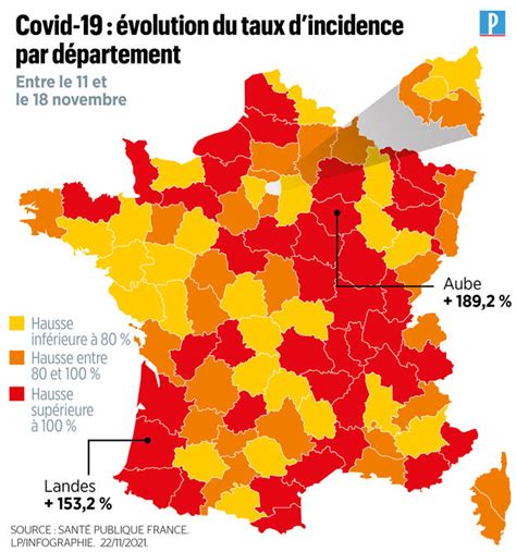 Covid 19 Ces Départements Où Le Taux Dincidence Dépasse Les 200 Le