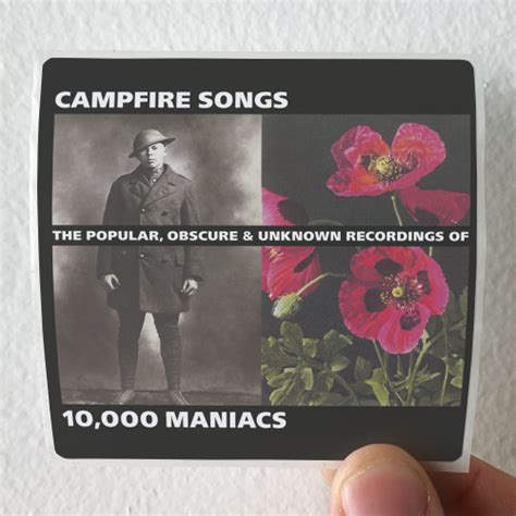 10000 Maniacs Products - Album Cover Stickers