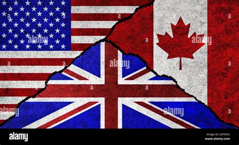 Canada united kingdom flag hi-res stock photography and images - Alamy