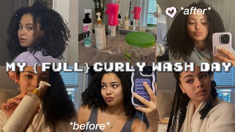 My Full Wash Day Routine Trying New Products Curly Hair Tips Favorite Products Stefany