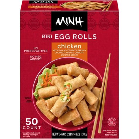 Minh® Mini Chicken Egg Rolls 46 Oz Delivery Or Pickup Near Me Instacart