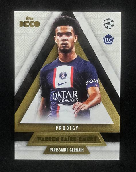 การดนกเตะ ฟตบอล warren zaire emery 2022 2023 Topps Deco Prodigy