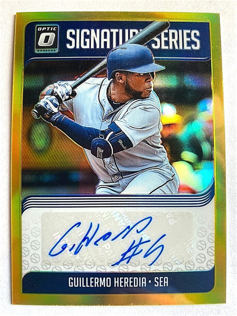 Donruss Optic Signature Series Gold Gh Guillermo Heredia